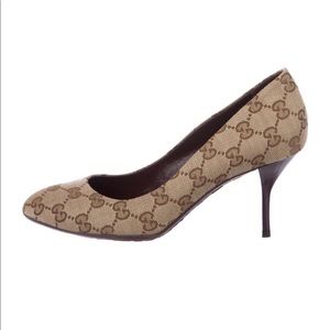 Gucci GG Canvas Pumps